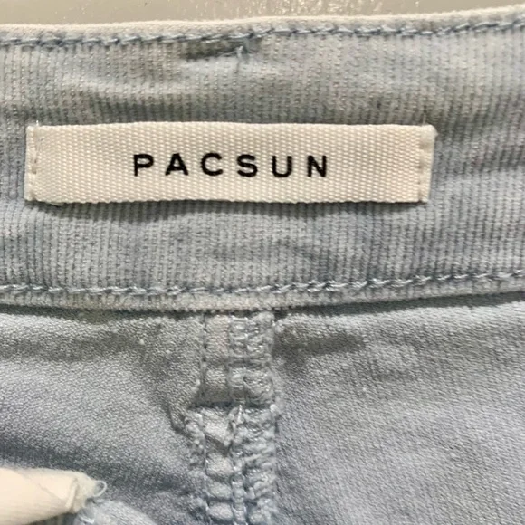 4/$15 PacSun Light Blue Flare Cargo Jeans - Picture 4 of 8
